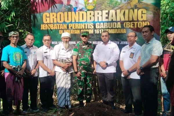 Camat Melaya Hadiri Groundbreaking Pembangunan Jembatan Garuda Tahap V di Candikusuma