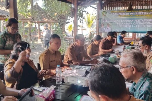 Hadiri Musyawarah BUMDESma, Plt. Camat Melaya Tekankan Pentingnya Transparansi Keuangan LKS