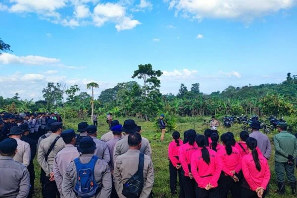 Camat Melaya Hadiri Kegiatan Reboisasi dalam rangka HUT Bhayangkara ke 80