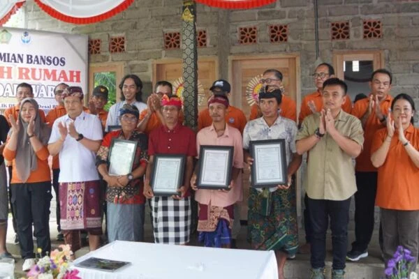 Bupati Jembrana Tekankan Konsep Asta Kosala Kosali dalam Program Bedah Rumah BUMDes Bersama